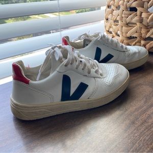 Veja V-10 Leather Sneakers